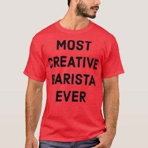 Camiseta Barista Mais Criativa