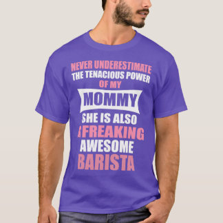 Camiseta Barista Mamãe Incrível Barista Mãe