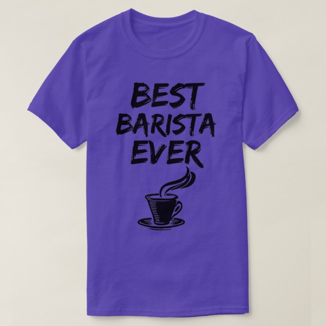 Camiseta Barista Melhor Ideia De Presente Engraçado (Frente do Design)