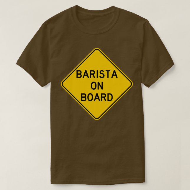 Camiseta Barista no Conselho 2 (Frente do Design)
