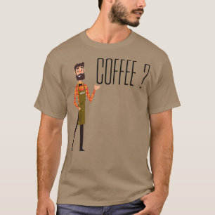 Camiseta Barista oferece café