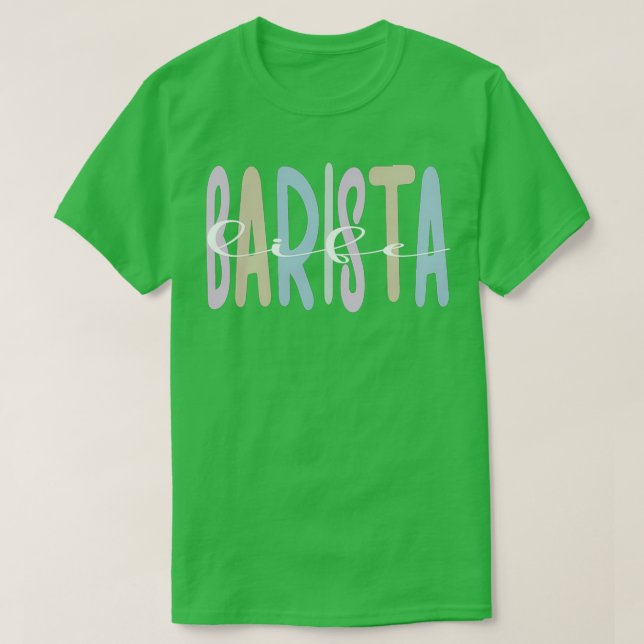 Camiseta Barista Oferece Café De Café Lover 1 (Frente do Design)