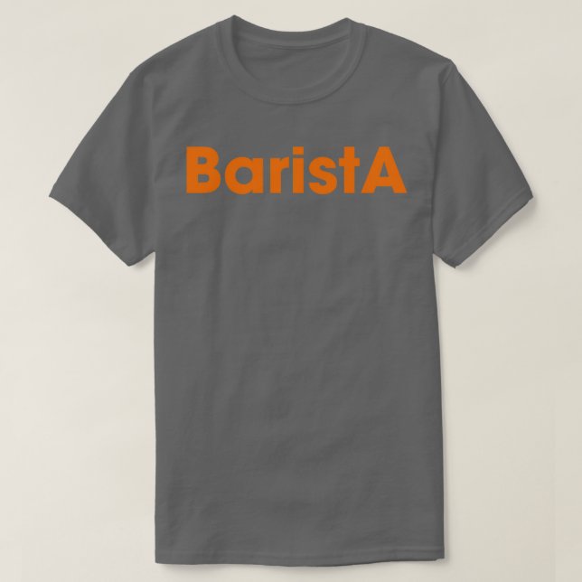 Camiseta Barista Retro Vintage (Frente do Design)