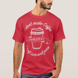 Camiseta Barista Survival Juice