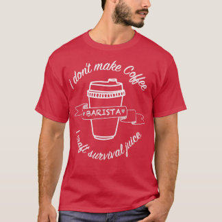 Camiseta Barista Survival Juice