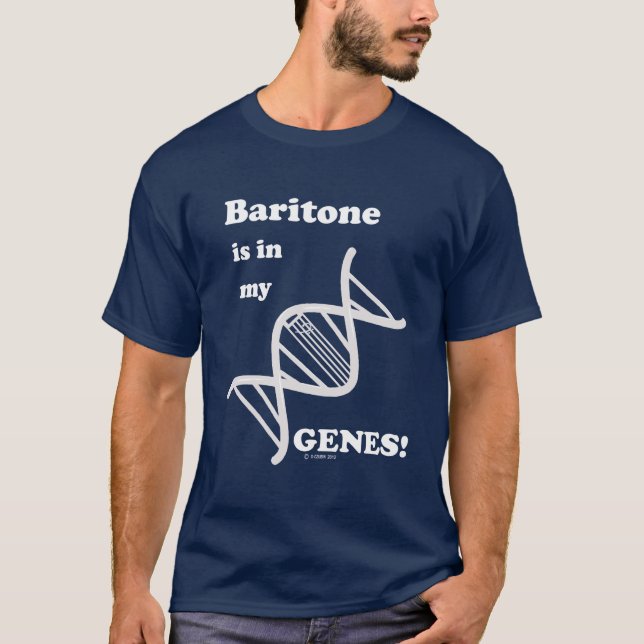 Camiseta Baritone Está Em Meus Genes (Frente)