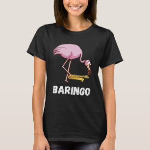 Camiseta Baritone Flamingo Saxofonista Eufonium Saxofone