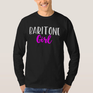 Camiseta Baritone Girl Player Women  Cute