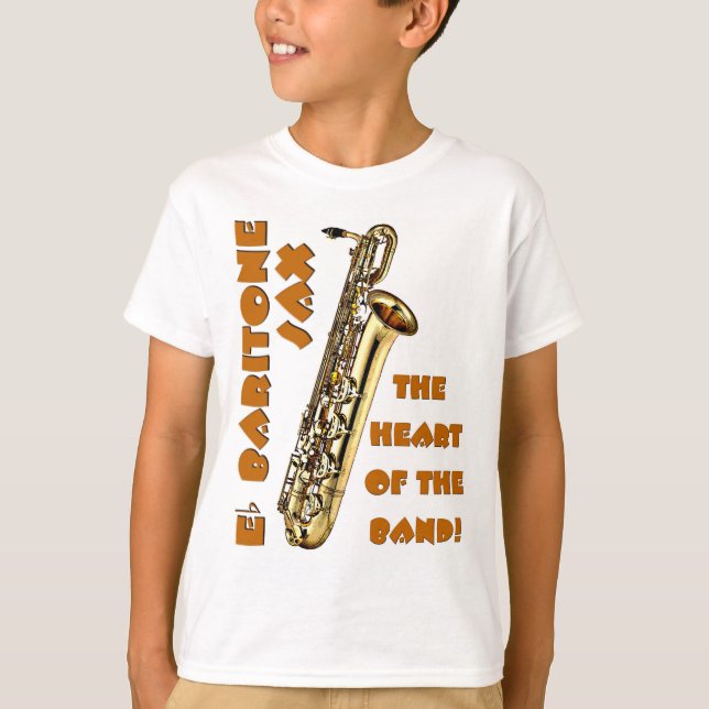 Camiseta Baritone Sax (Frente)