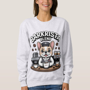 Camiseta Barkrista Barista Engraçado Bulldogue Francês Café