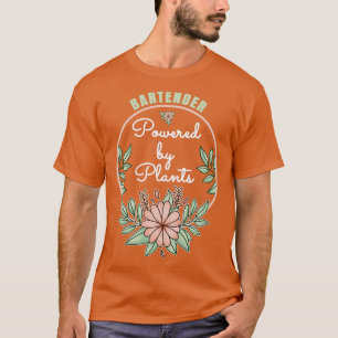 Camiseta Barman Alimentado Por Plantas Design
