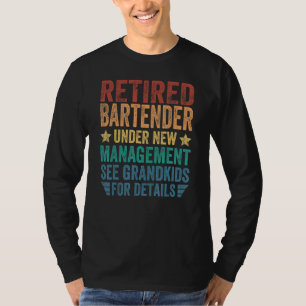 Camiseta Barman Aposentado Sob Nova Administração Para o Vô
