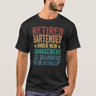 Camiseta Barman Aposentado Sob Nova Gestão Para Avô