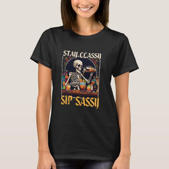 Camiseta Barman Barman Bartending Permanência Clássica Sas (Frente)
