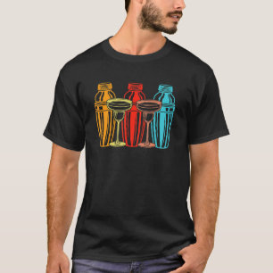 Camiseta Barman Cocktails Shaker Álcool Festa D