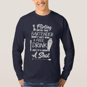 Camiseta Barman De Apagar Sem Bebidas Gratuitas