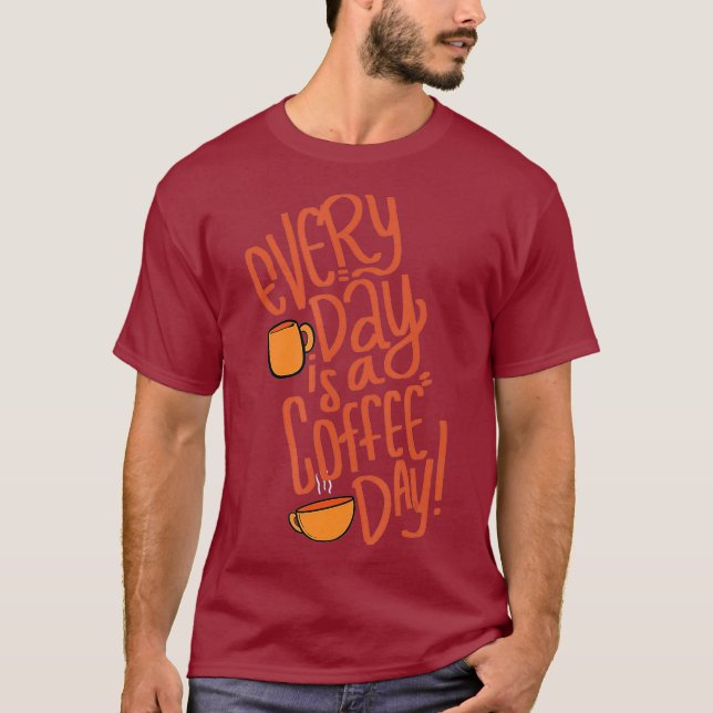 Camiseta Barman de Café do Dia a Dia ou Lover de Café (Frente)