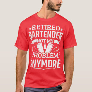 Camiseta Barman Encantado e Aposentado Barman Bartening