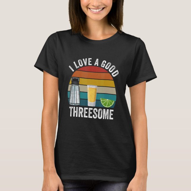 Camiseta Barman, Eu Adoro Um Bom E Triste Bartender Bebendo (Frente)