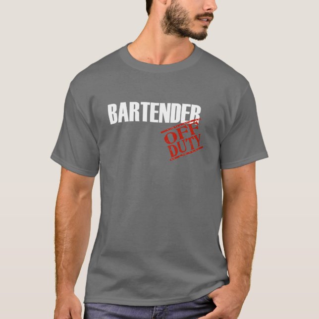 Camiseta Barman fora de serviço (Frente)