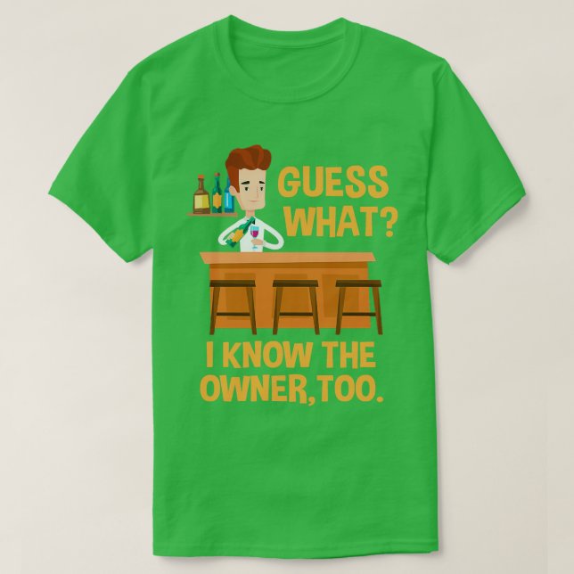 Camiseta Barman Funny 6 (Frente do Design)