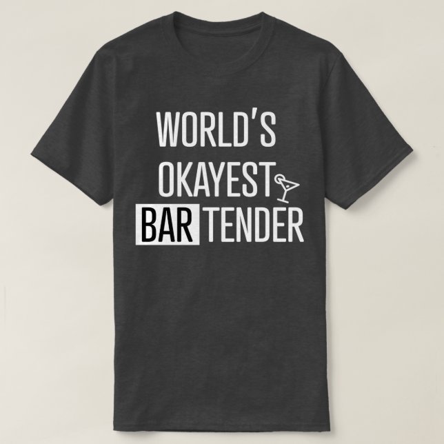 Camiseta Barman mais ocayest do mundo 17 (Frente do Design)
