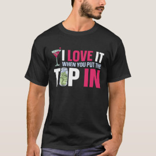 Camiseta Barman Mixologista Eu Adoro Quando Você Coloca A G
