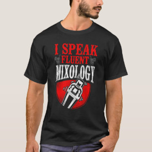 Camiseta Barman Mixologista Falo Mixologia Fluente