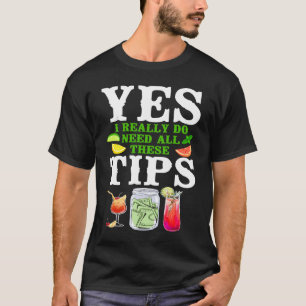 Camiseta Barman Mixologista Sim Eu Realmente Preciso de Tod