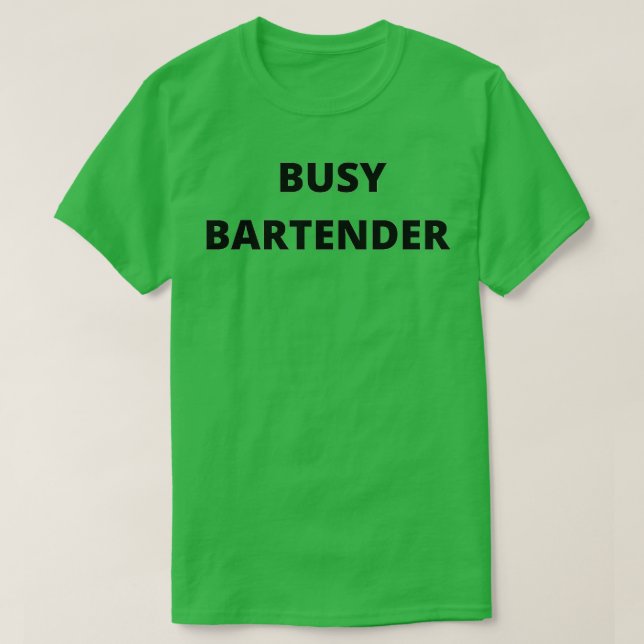 Camiseta Barman ocupado (Frente do Design)