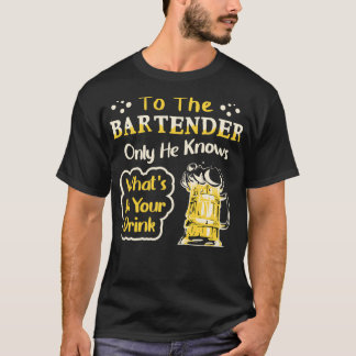Camiseta Barman Party Coctail Pun 5
