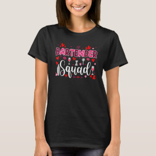Camiseta Barman Squad Cute Tools Corações Figurino Valentin