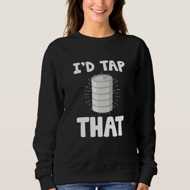Camiseta Barman Tap Bartending Beer Keg (Frente)
