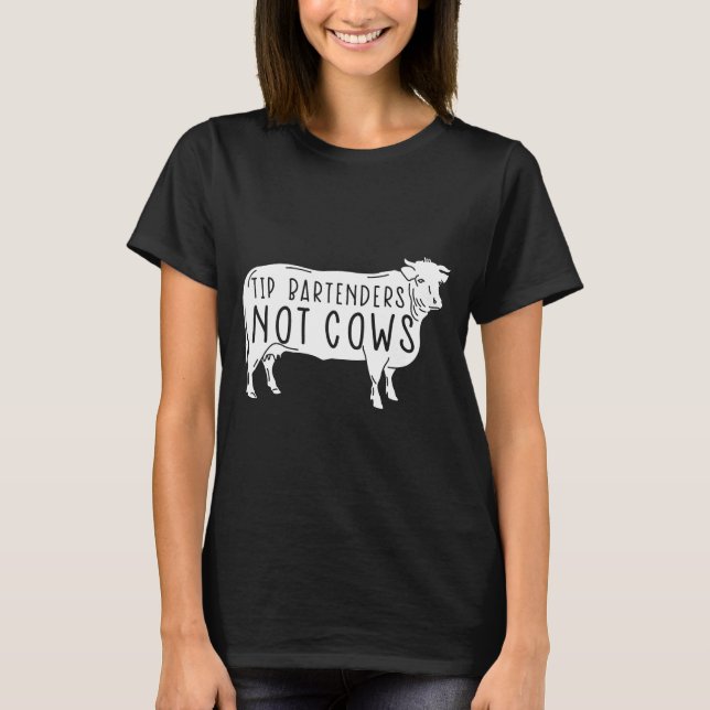 Camiseta Barman Tip Barman Não Cava Servidor Engraçado (Frente)