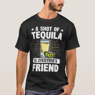 Camiseta Barman Um Toco De Tequila É Amigo De Todos