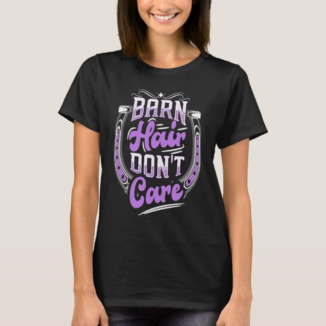 Camiseta Barn Hair Dont Care Girls Barn Hair Don't Care (Frente)