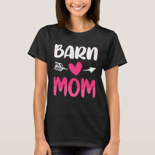 Camiseta Barn Mãe Dia de as mães Cavalos Correndo Mama Mo