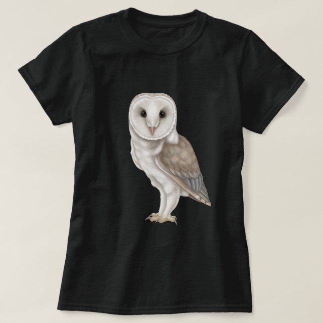 Camiseta Barn Owl (Frente do Design)