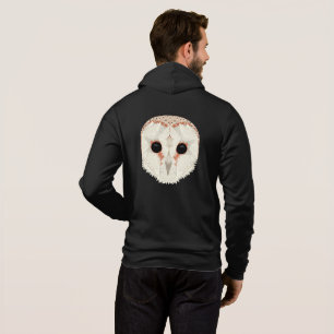 Camiseta Barn Owl Unisex Zip Hoodie