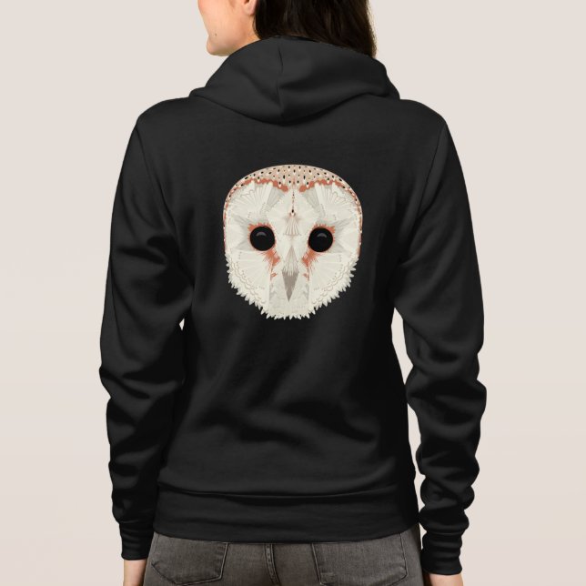 Camiseta Barn Owl Zip Hoodie (Verso)