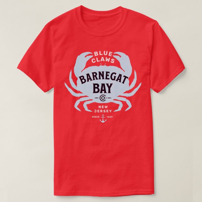 Camiseta Barnegat Bay Blue Cights (Frente do Design)
