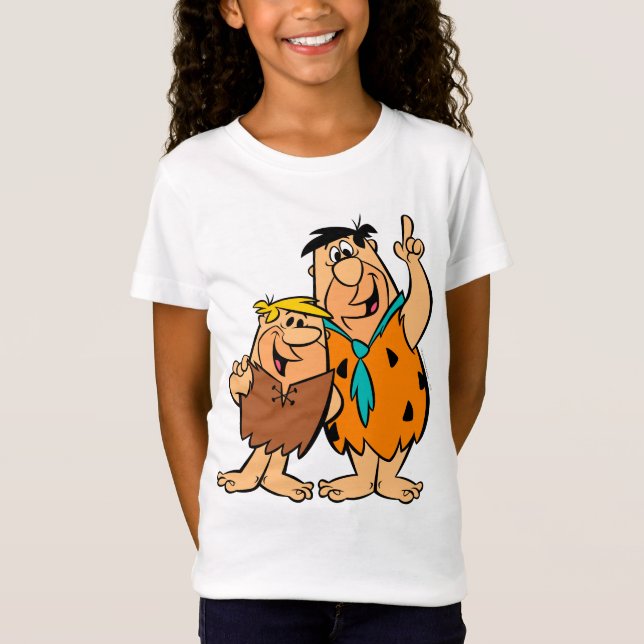 Camiseta Barney Rubble and Fred Flintstone (Frente)