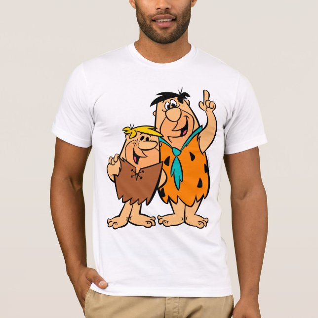 Camiseta Barney Rubble e Fred Flintstone (Frente)