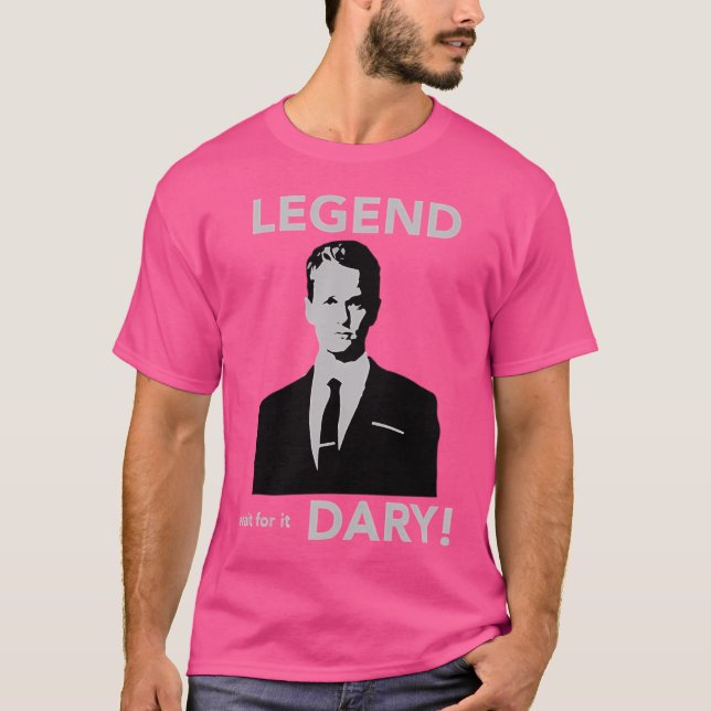 Camiseta Barney Stinson Legen Dary Vintage (Frente)