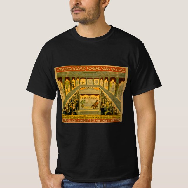 Camiseta Barnum & Bailey Magic Show Poster (Frente)