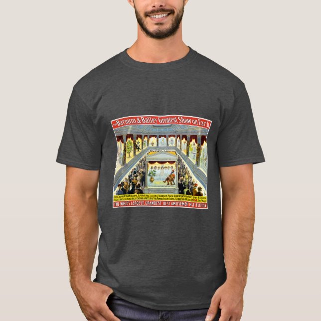 Camiseta Barnum e Bailey - Ilusões Supernaturais, 1898 (Frente)