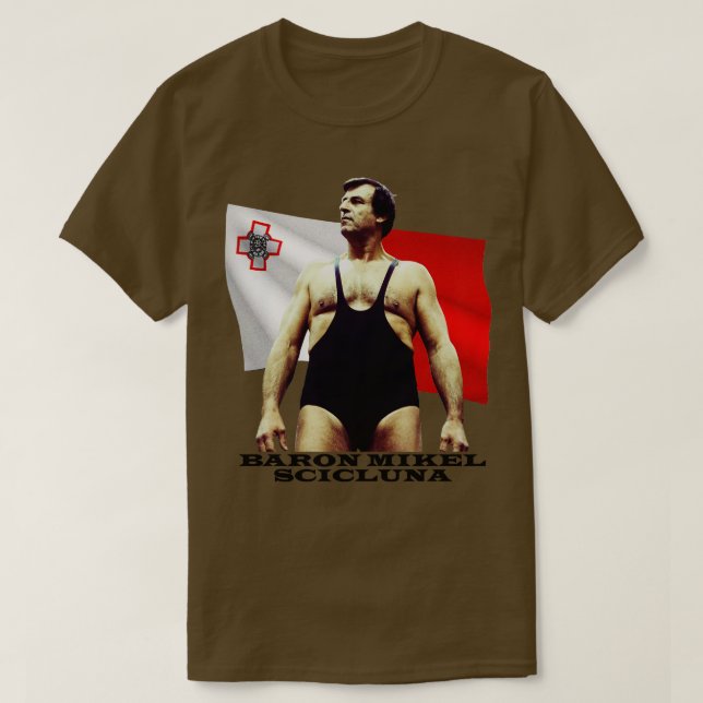Camiseta Baron Mikel Scicluna (Frente do Design)
