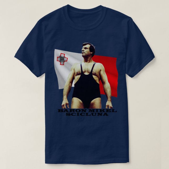 Camiseta Baron Mikel Scicluna (Frente do Design)