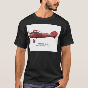 Camiseta Baron vermelho aka Manfred von Richthofen e seu