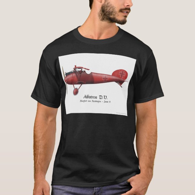 Camiseta Baron vermelho aka Manfred von Richthofen e seu (Frente)
